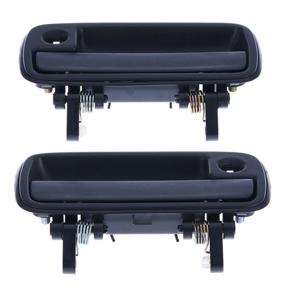 2 x Front Outer Door Handles Black for Suzuki Vitara 1988-1998