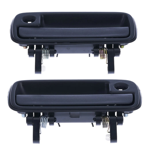 2 x Front Outer Door Handles Black for Suzuki Vitara 1988-1998