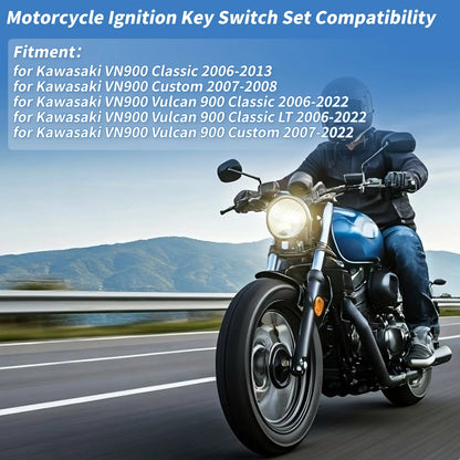 Ignition Key Switch for Kawasaki VN900 Classic (2006–2013)