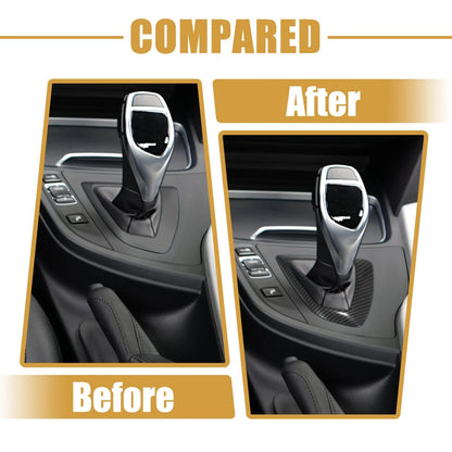 Carbon Fiber Pattern Gear Shift Frame Cover Trim for BMW F20 F21 F22 F23