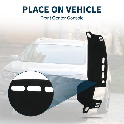 Dashboard Cover Mat for Nissan X-Trail T33 (2022-2024) Black 1 Set