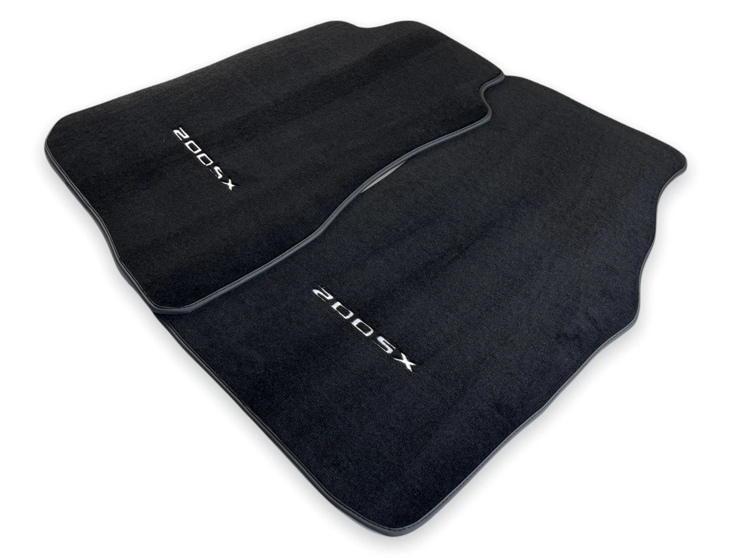 Tailored Black Floor Mats for Nissan 200 SX (1995-2000) - Set of 2 x Carpets