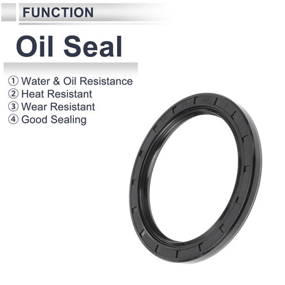 Oil Seal 70x90x7mm Black 5 Pcs Ring Rotary Shaft Nitrile Rubber for MakeModel