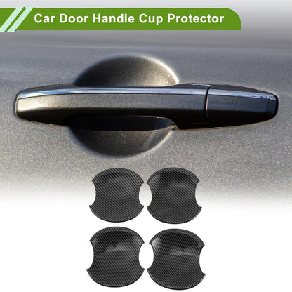 Carbon Fiber Door Handle Cup Protectors for Honda Civic (2006-2011) 4 Pcs