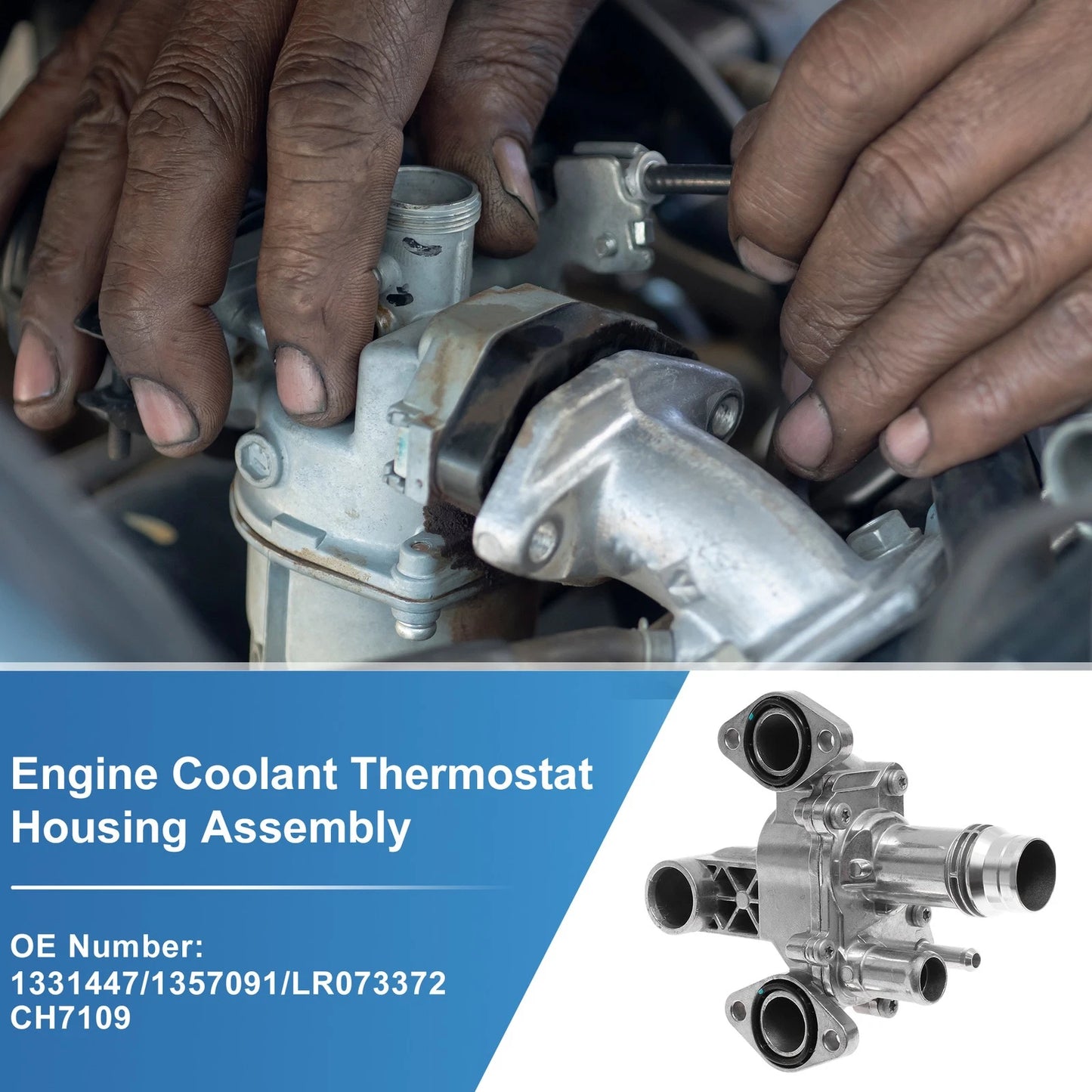 Engine Coolant Thermostat Housing for Land Rover Discovery (1995-2004)