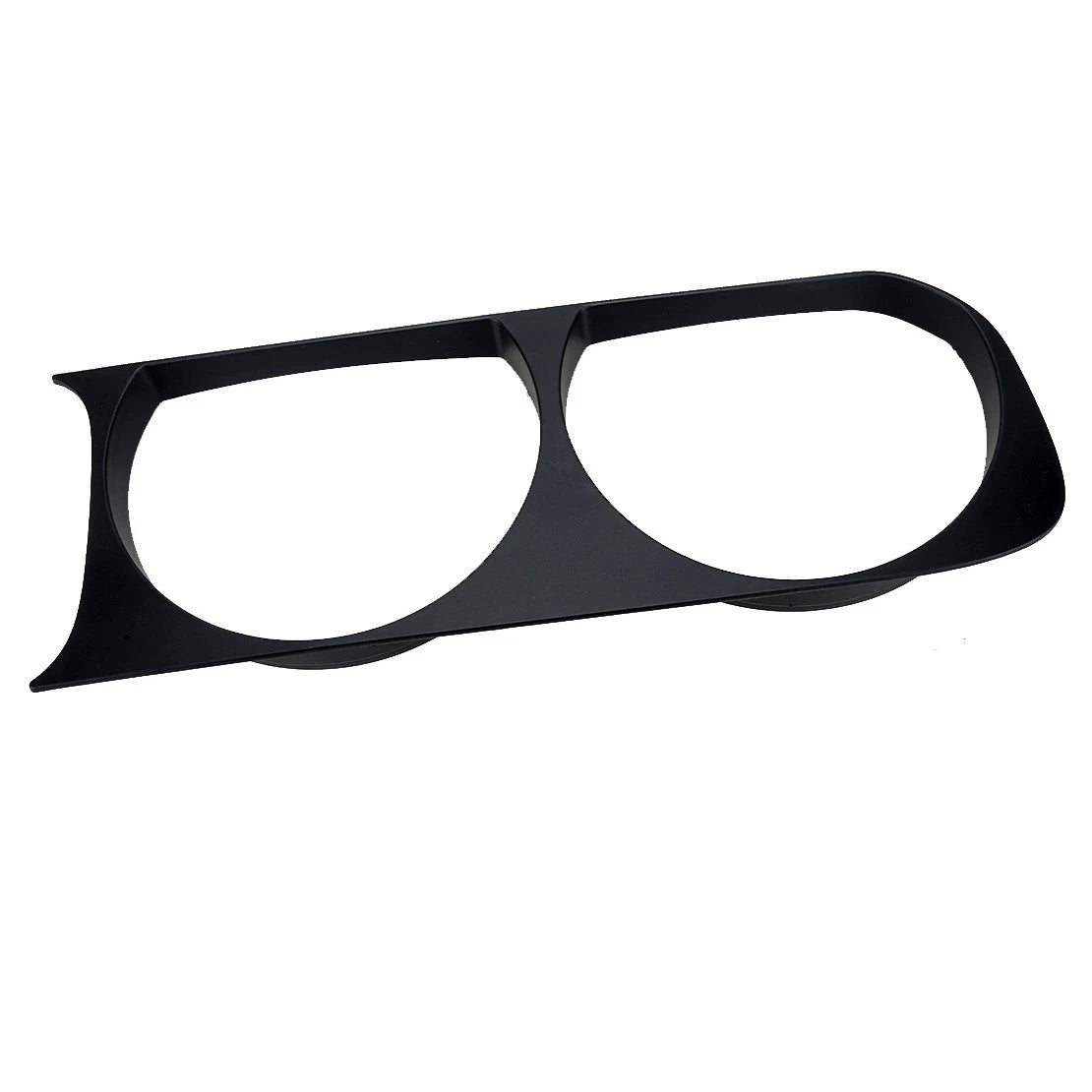 Left Black Headlight Cover Bezel Frame for Dodge Challenger (2015-2023)