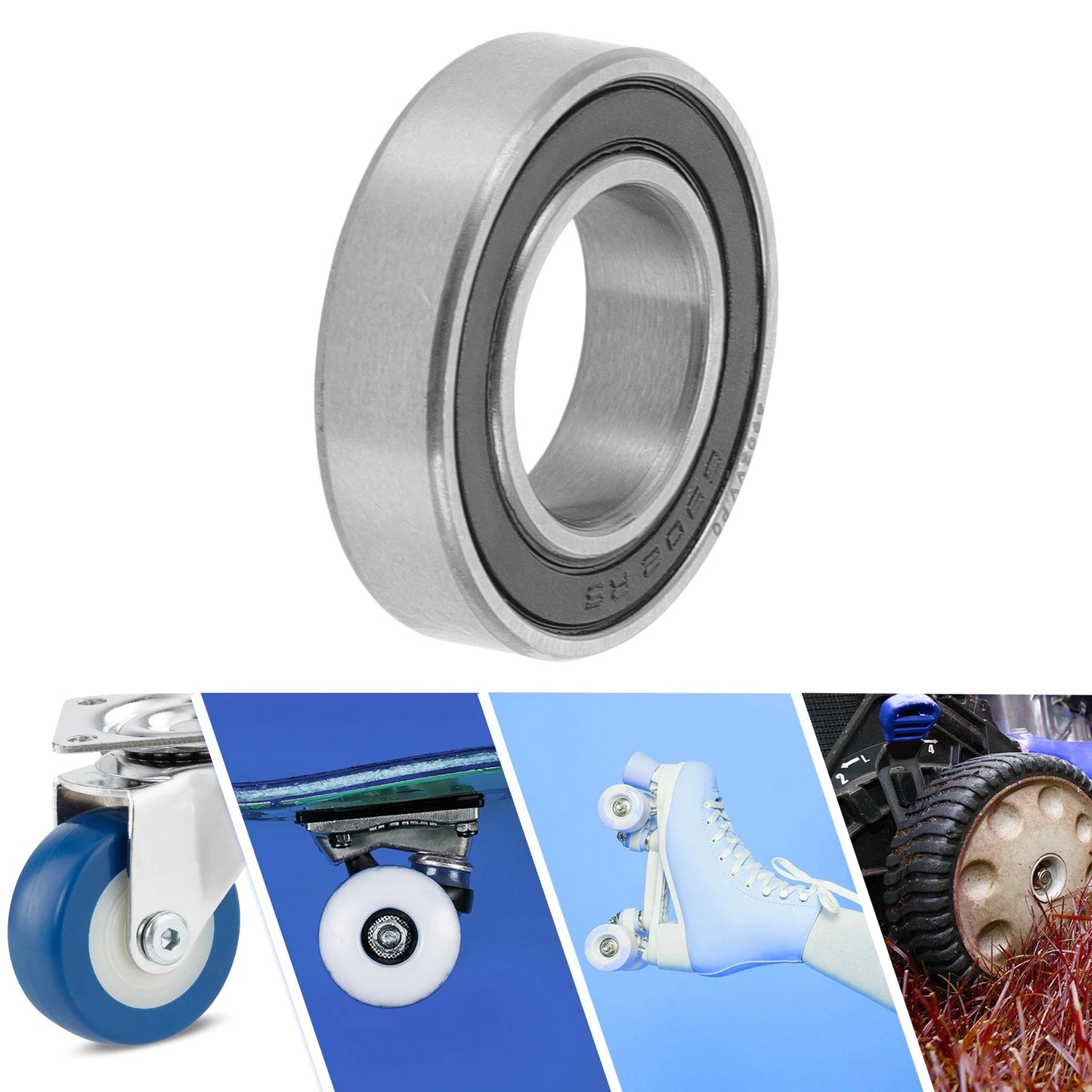 6902VV 15x28x7mm Deep Groove Ball Bearings P0 for Scooter Skateboard Wheel