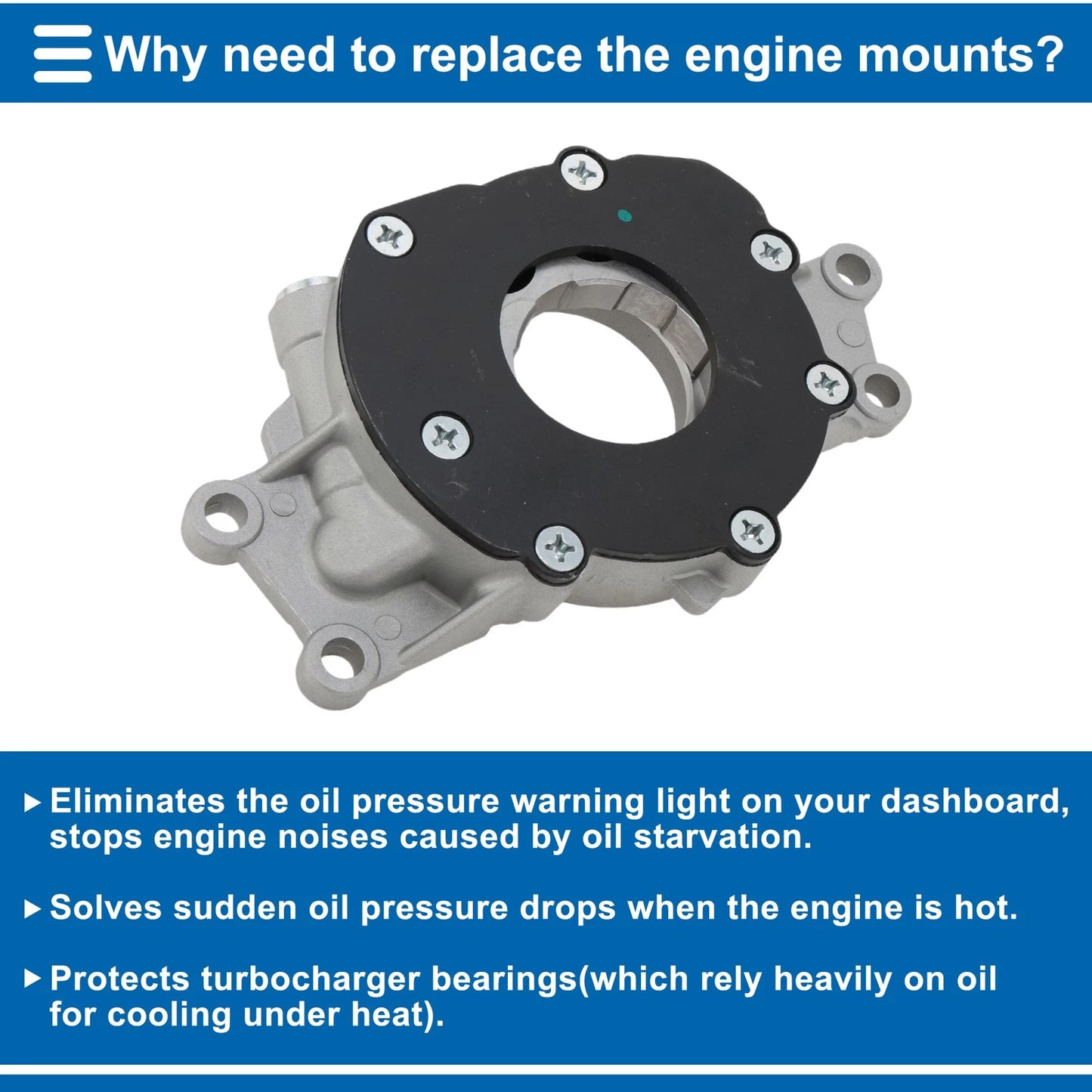 Engine Oil Pump for Chevrolet Express 3500 (2016-2016)