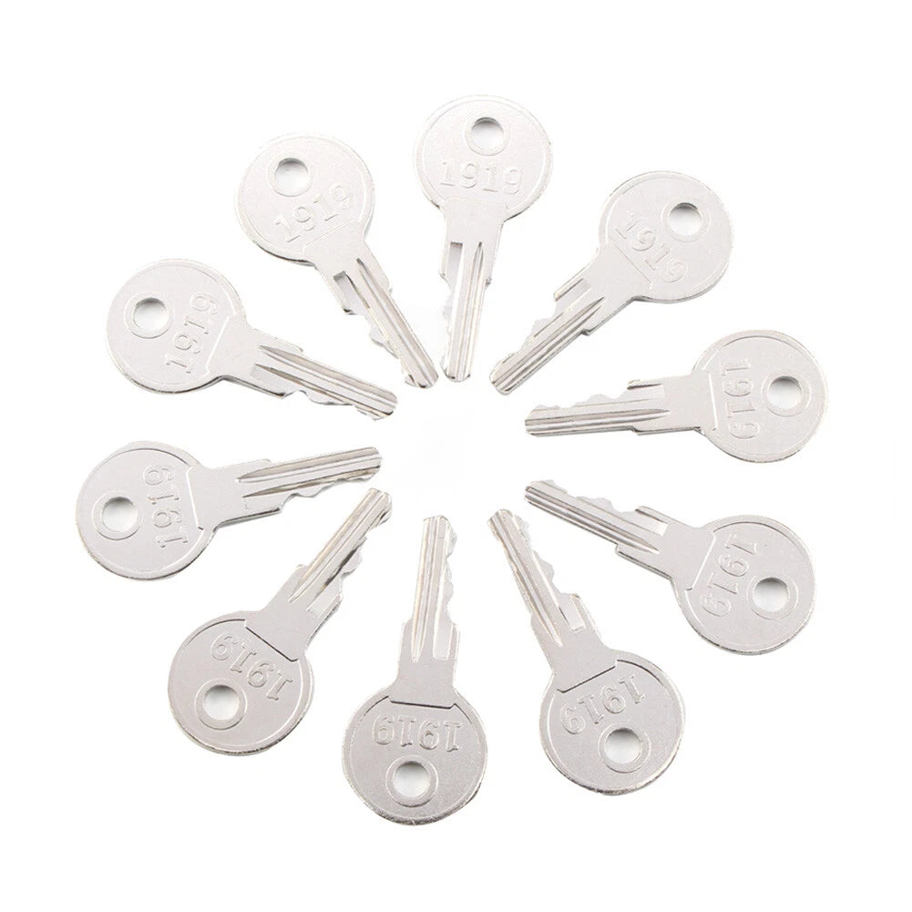 10 x Ignition Keys w/Key Ring for EZGO Golf Carts 1982+