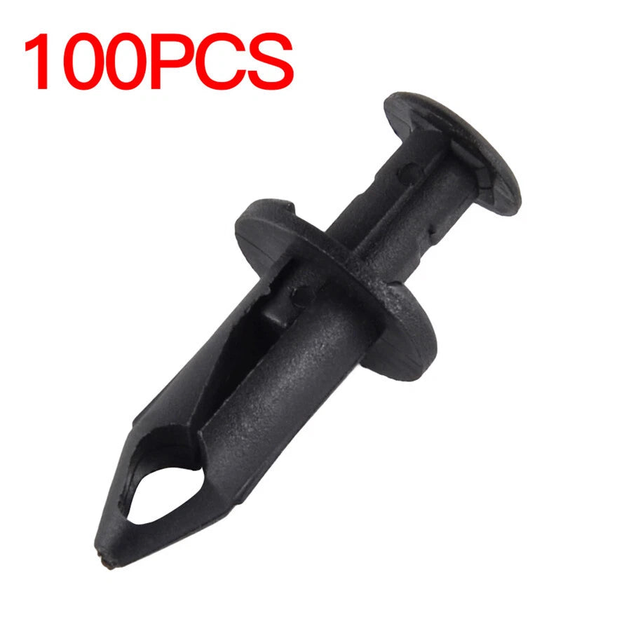 100 Pcs 8mm ATV UTV Fairing Body Trim Panel Fastener Clips