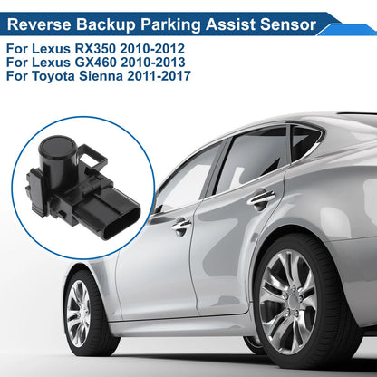 Reverse Backup Parking Sensor for Lexus RX350 (2010-2012) Black 1 Pc