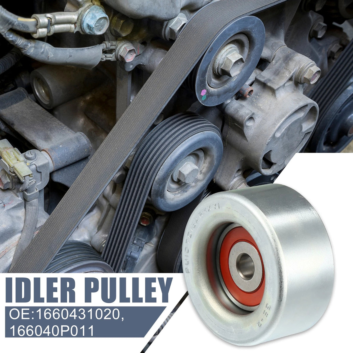 Drive Belt Idler Pulley for Toyota Camry RAV4 Sienna