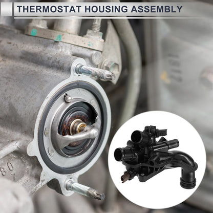 Engine Coolant Thermostat Housing for Citroen C4, DS3, Peugeot 207 (2004-2013)