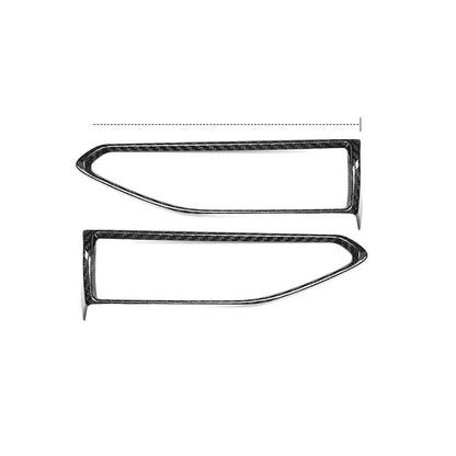 Carbon Fiber Dashboard Side Air Vent Outlet Cover Trim  for Subaru WRX 2022-2023