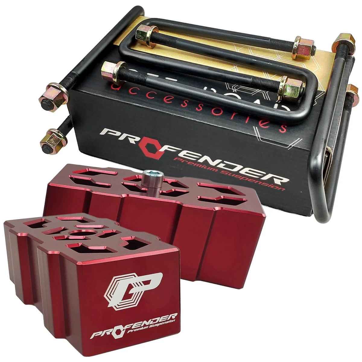 2 x Profender 2" Rear Suspension Lift Kit for Toyota Hilux VIGO REVO (2005)