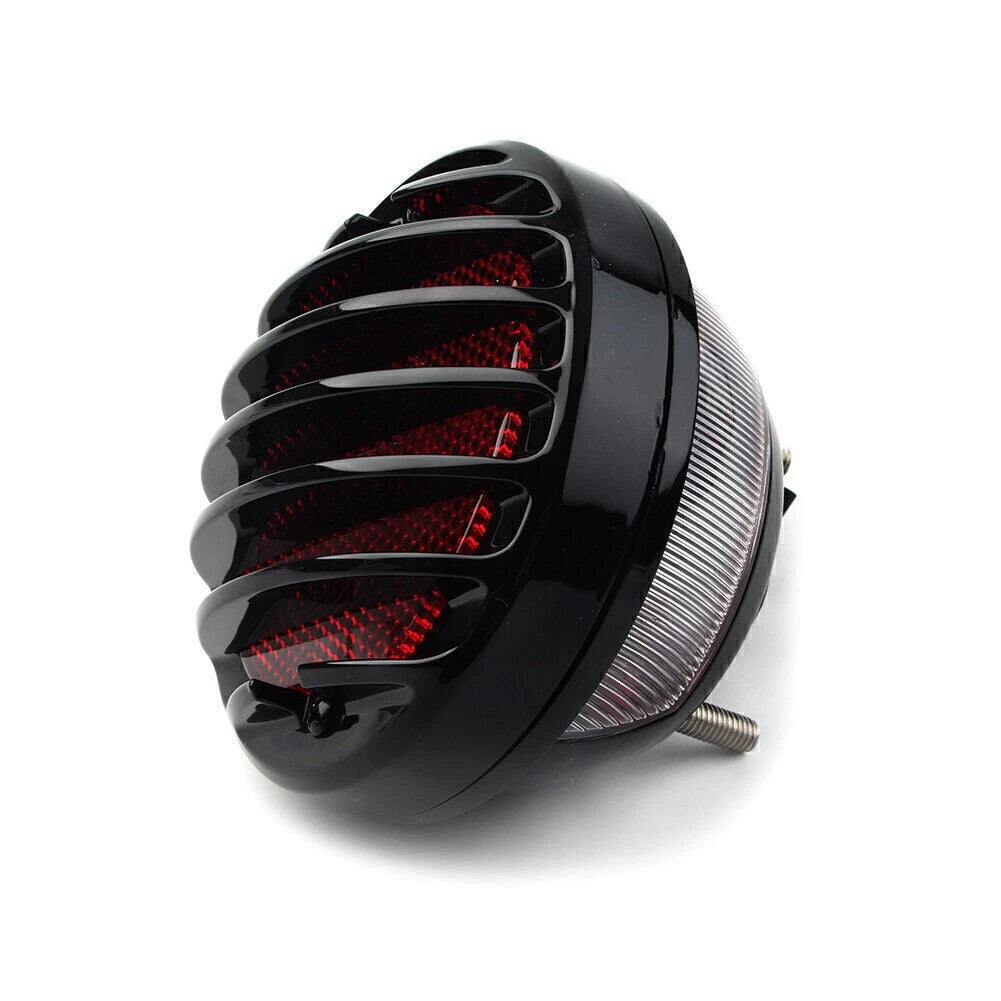 Round Motorcycle Rear Tail Light for Harley Cruiser Cafe Racer Bobber Chopper