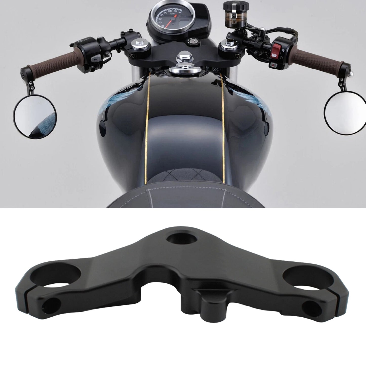 2 x Lowering Triple Tree Clamp for Honda CB350 CB350S (2021-2023)
