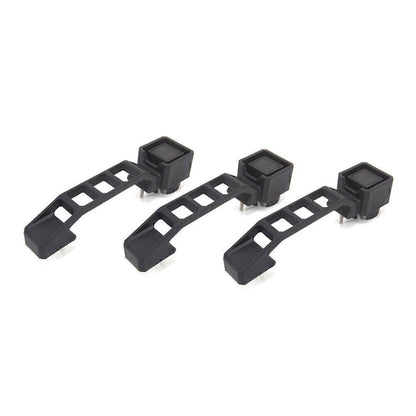 Black Exterior Outer Door Handles 3 x Kit for Jeep Wrangler JK JKU (2007-2017)