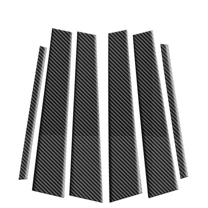 6 x Carbon Fiber Window Pillar Posts for Infiniti G35 G37 (2002-2013)