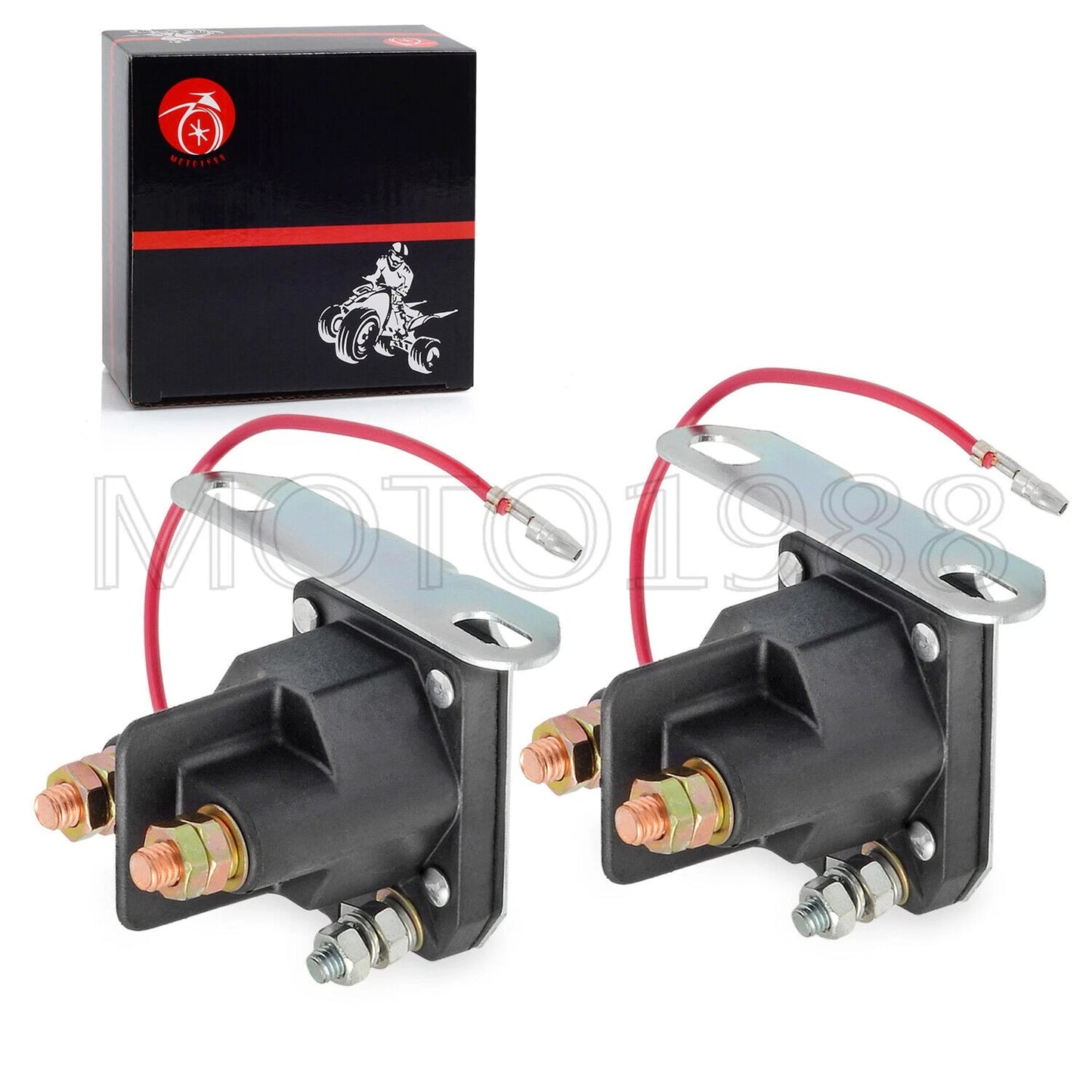2 x Starter Solenoid Relay for Polaris Xplorer 400 4x4/Xplorer 400L(1995-2002)