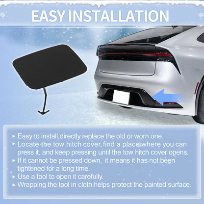 Right Rear Tow Hook Cover for Toyota Prius Prime (2017-2021)