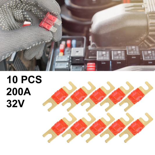 AFS Mini ANL Fuse 200A 10pcs for Car Truck Motorcycle Boat Audio CDs
