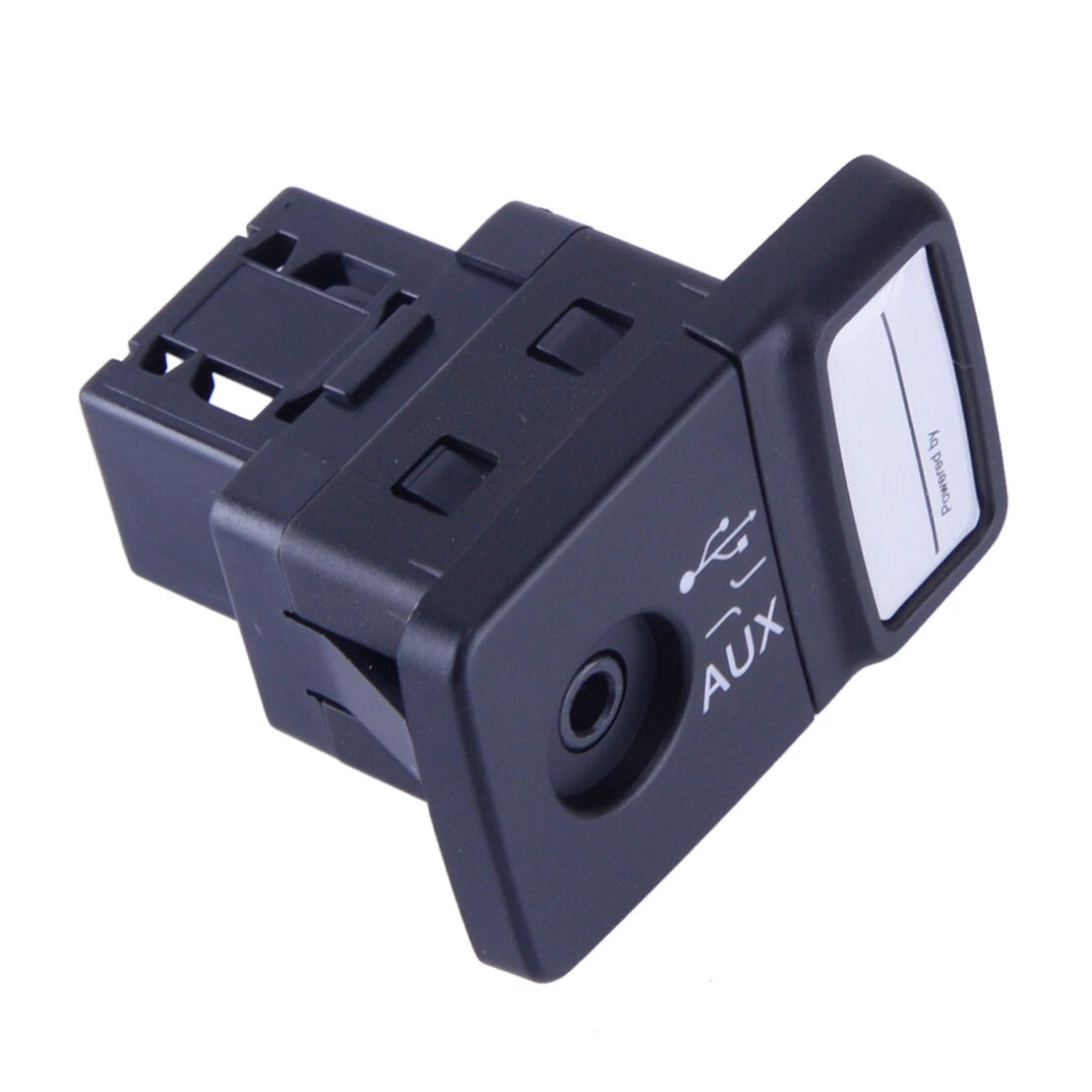 Black USB Media Player AUX Socket for Fiat 500 Panda Punto Doblo (2007-2023)