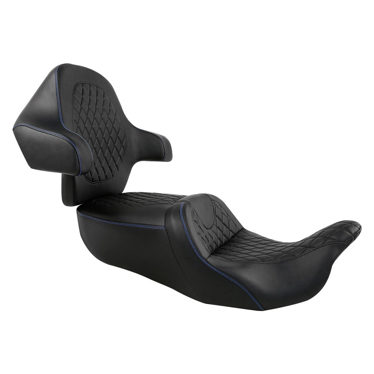 Driver Passenger Seat Backrest Pad for Harley Touring Road Glide (2014-2023)