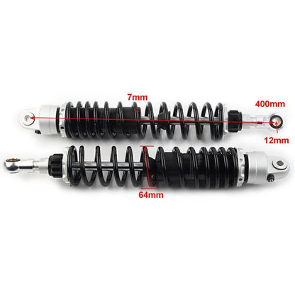 400mm ATV Air Shock Absorber Damper for Honda Yamaha Suzuki Black