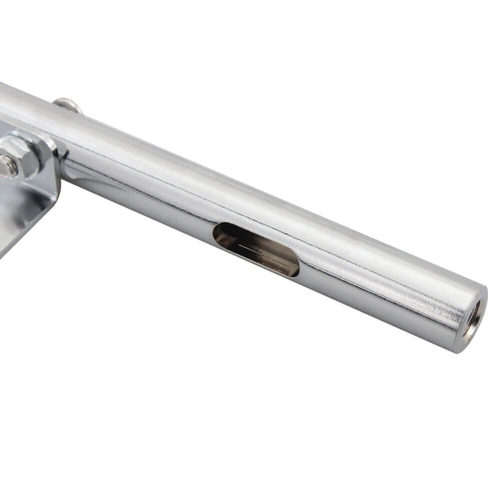 Chrome Short Mount Turn Signal Light Tube Bar Bracket for Harley Dyna (2006-2023)