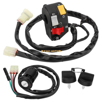 2x Handlebar & Key Switch for Honda TRX400EX 400EX Sportrax 2x4 (1999–2004)