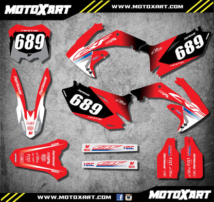 Full Custom Graphic Kit for Honda CRF 450 (2009-2012)
