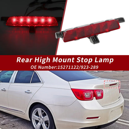 Red High Mount LED Third Brake Light for Chevrolet Malibu (2008-2012)
