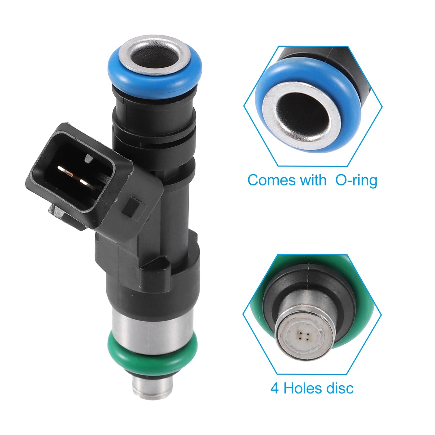 4 Pcs Fuel Injector for Ford Fiesta 1.6L (2011-2012)