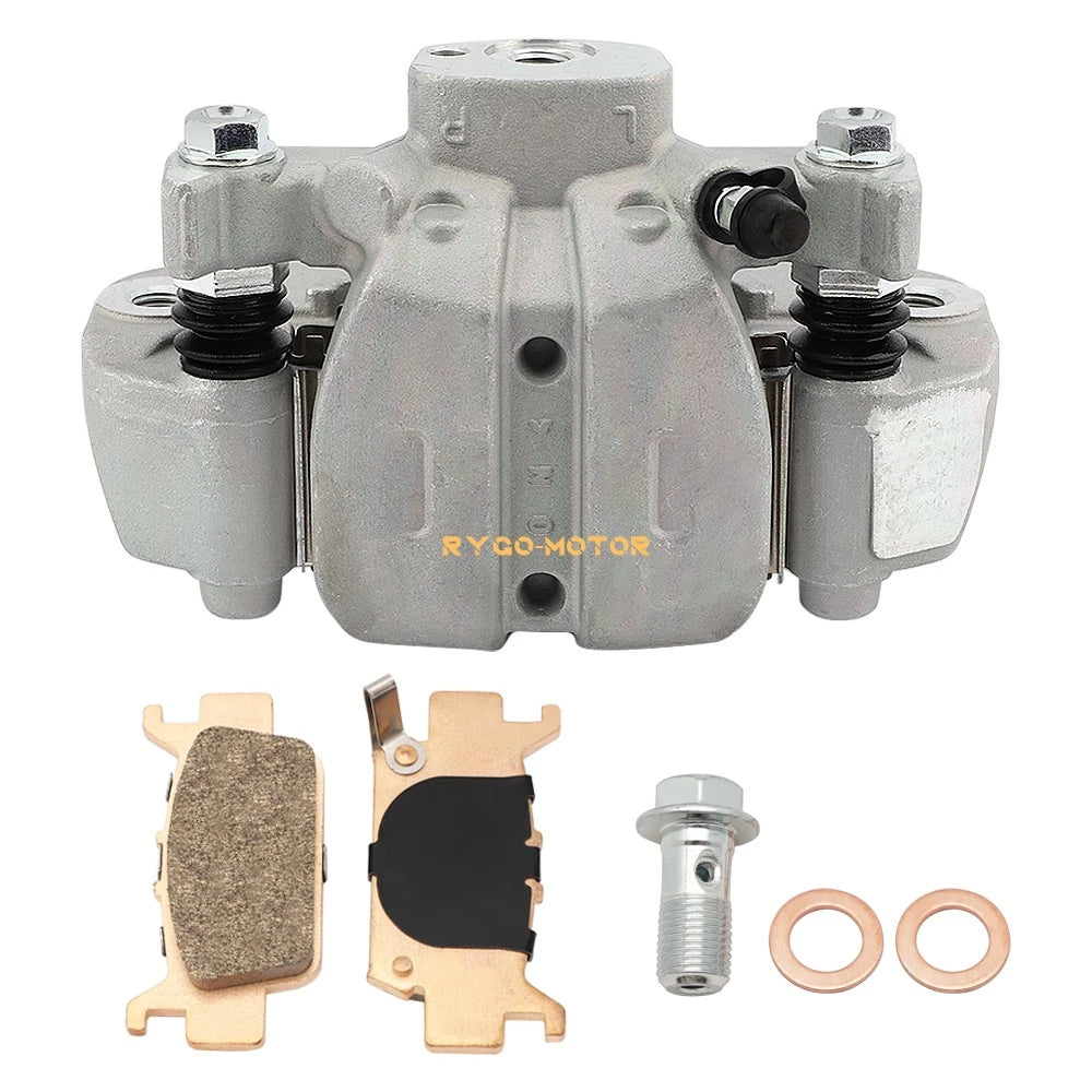 Rear Left Brake Caliper w/pads for Honda Pioneer 1000/Talon 1000 (2016–2023)