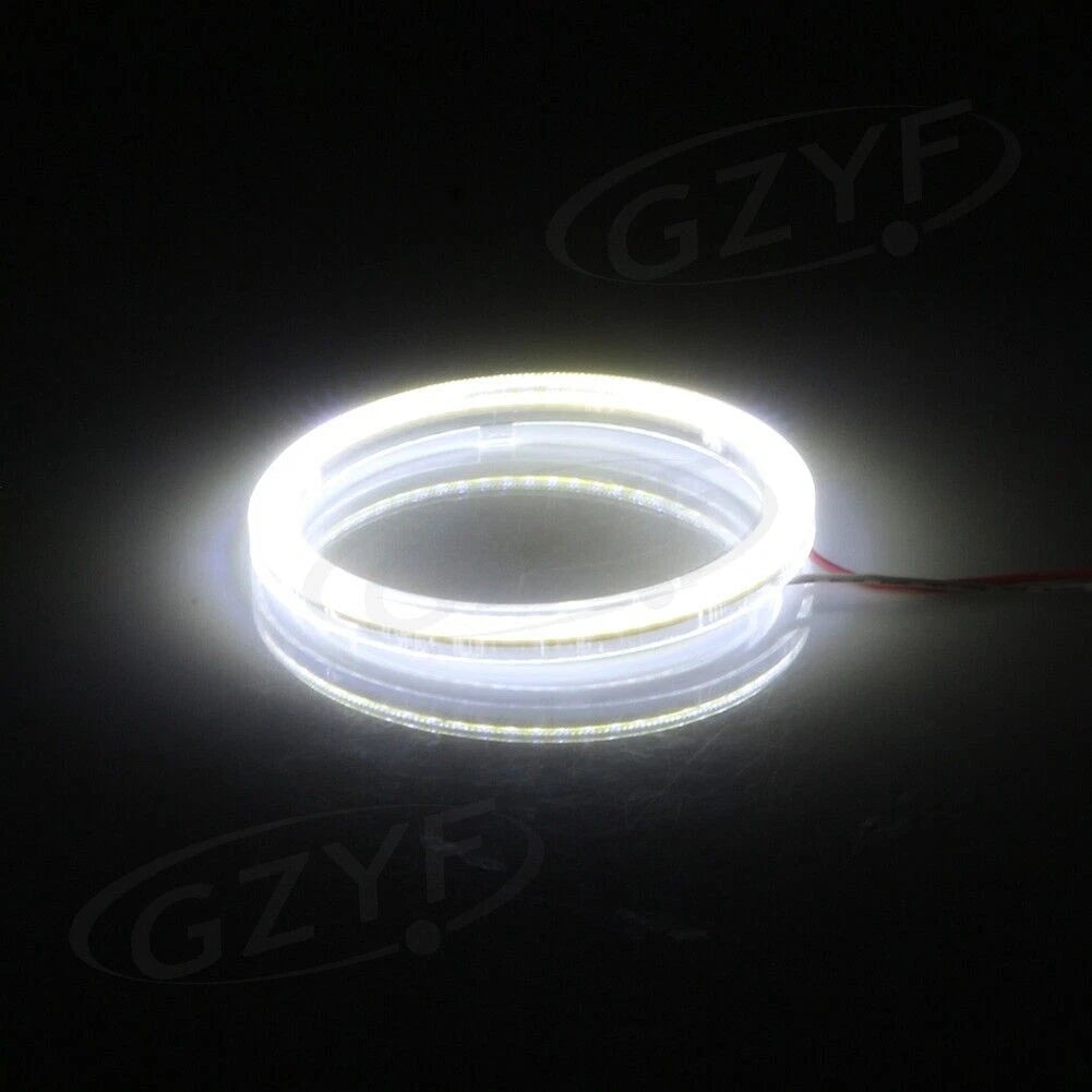 80mm 12V-24V Angel Eyes COB Halo Ring Light for Headlight LED Bulbs (No Year)
