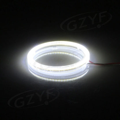 80mm 12V-24V Angel Eyes COB Halo Ring Light for Headlight LED Bulbs (No Year)