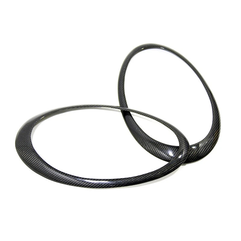 Carbon Fiber Front Headlight Cover Trim fit for Porsche Carrera 991 2011-2018