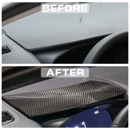 Carbon Fiber Speedometer Upper Cover Trim for Toyota Corolla GR 2023-2025