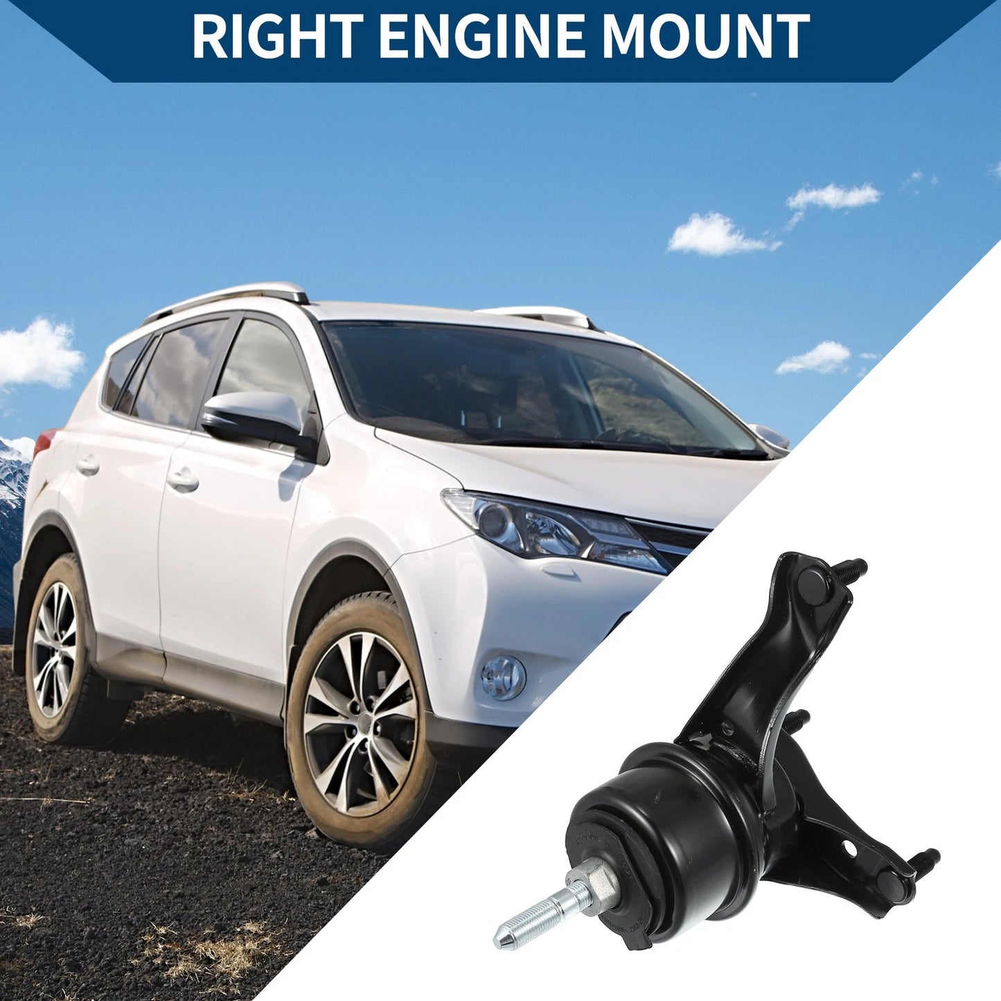 Right Engine Motor Mount for Toyota Highlander (2009-2013)