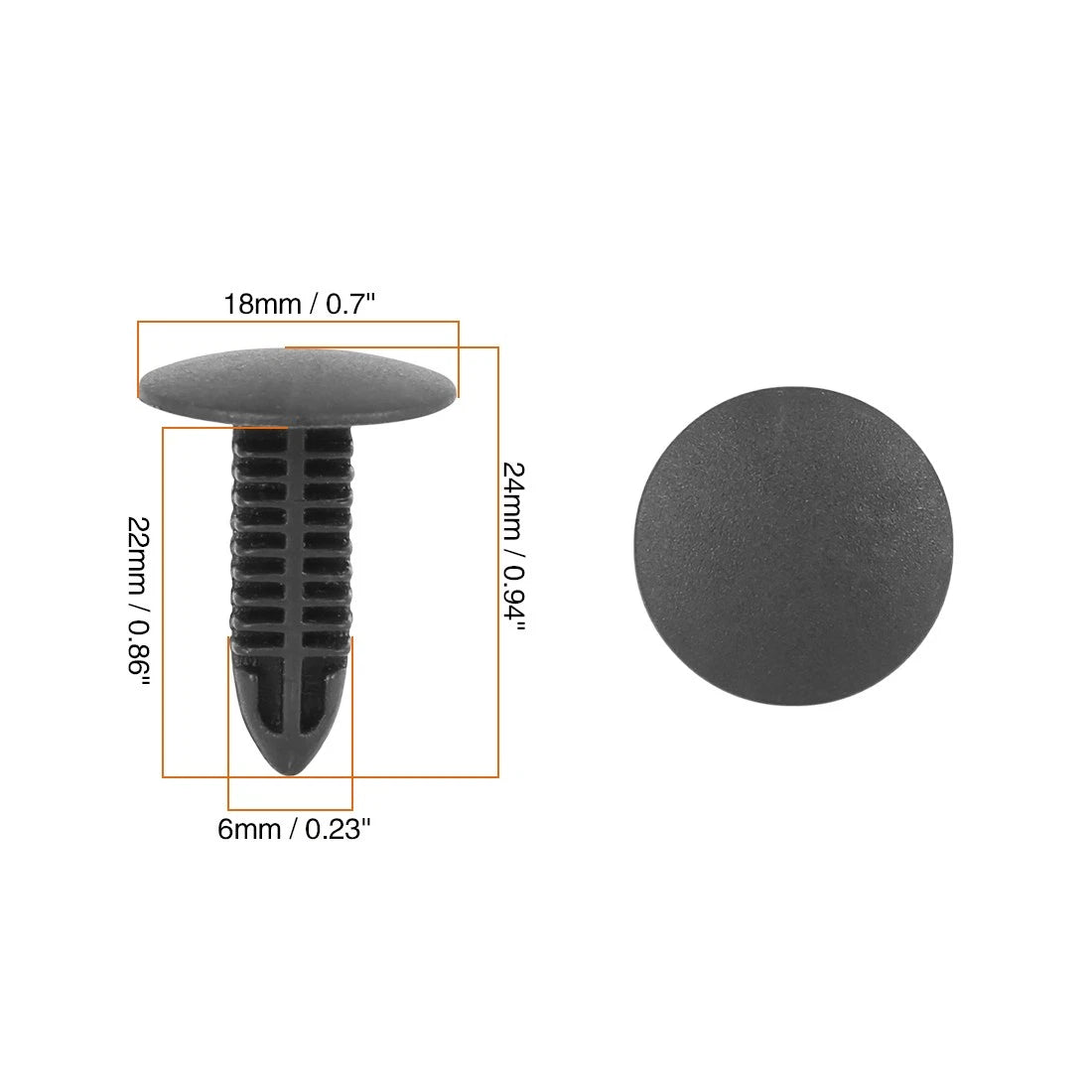 Rivets / 40pcs / Plastic Bolt Rivets Bumper Fasteners for Toyota