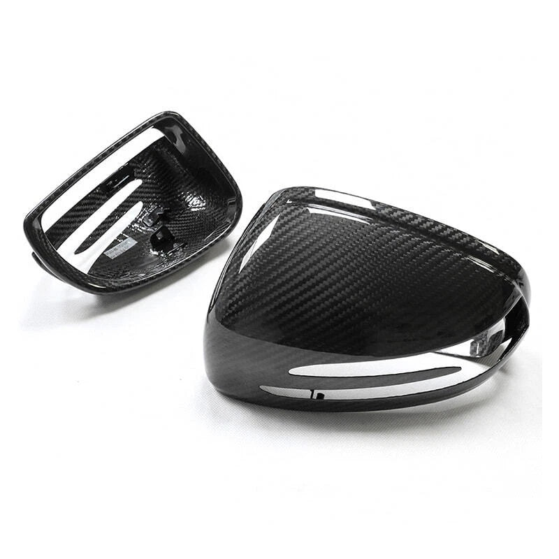 Real Dry Carbon Fiber Side Mirror Cover Shell Parts for Benz SLK SLC SL SLS R172