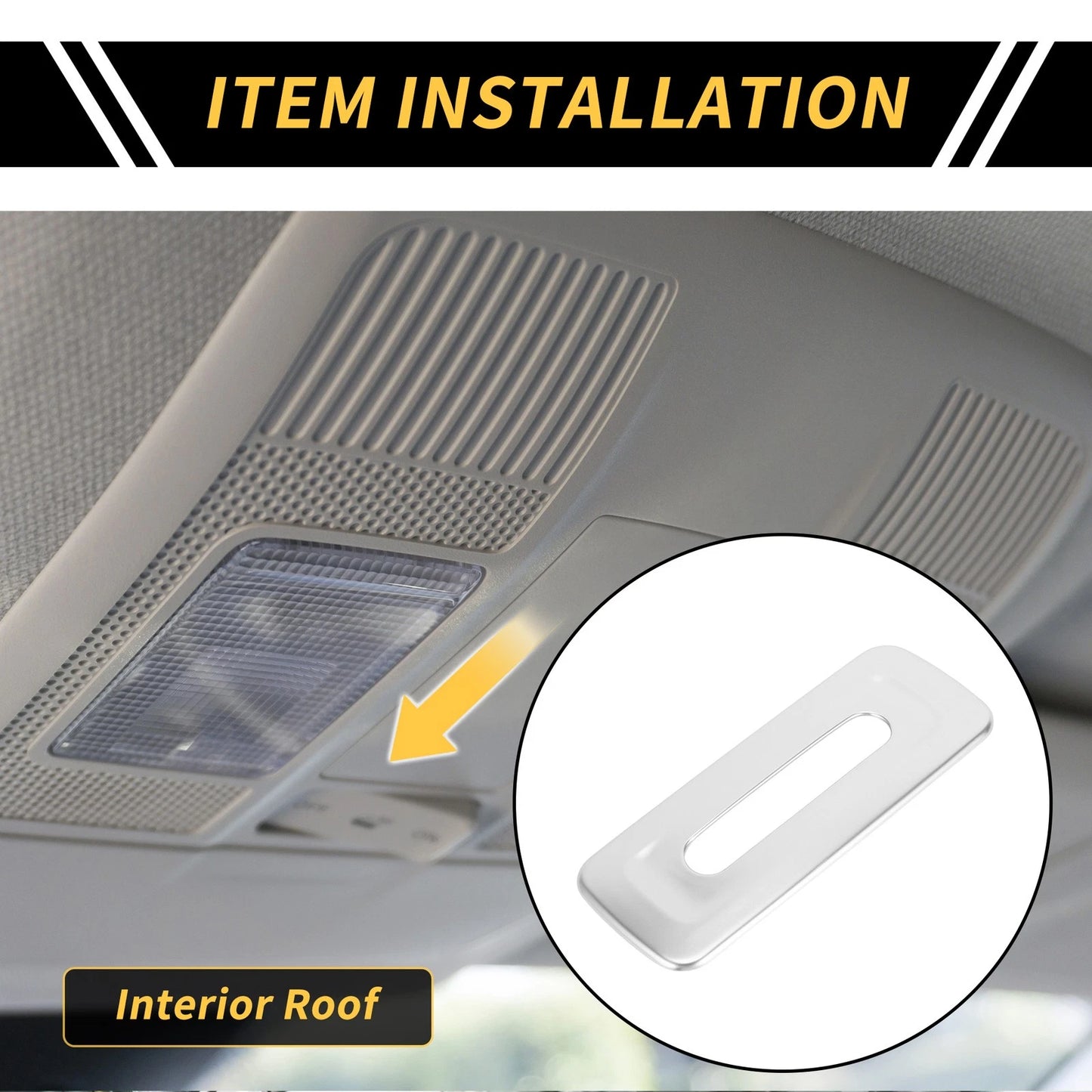 Front Roof Reading Light Cover for Toyota Tundra (2022-2024)