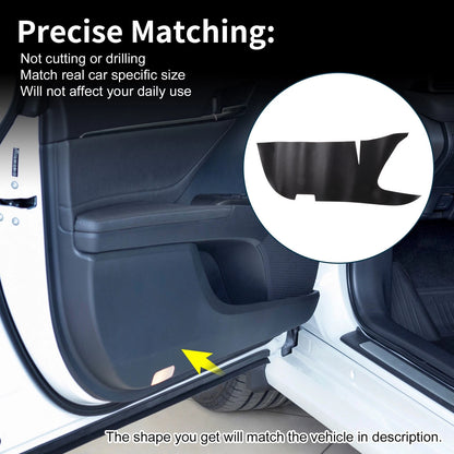 Anti Kick Pad Sticker / Faux Leather Car Door for Toyota Vellfire