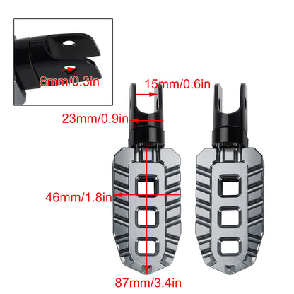 Footrests Pegs for BMW R1300GS F900GS F800GS S1000XR (2023-2024)