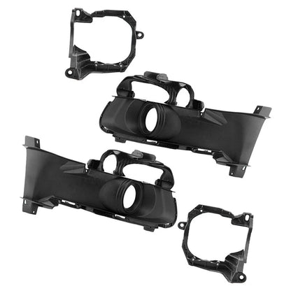 Front Fog Light Cover Trim Bezel & Bracket for Ford Mustang (2015-2017)