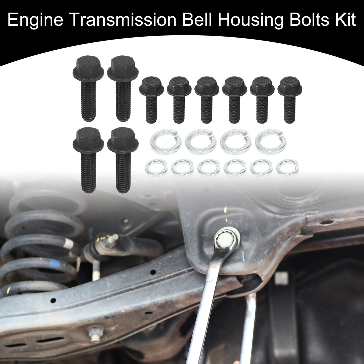 Bolts Engine Transmission Bell Housing for Chevrolet Chevelle (1968–1972)