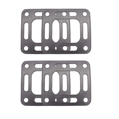4PCS Center Riser Elbow Manifold Gaskets for Mercruiser V6/V8 1982-2002