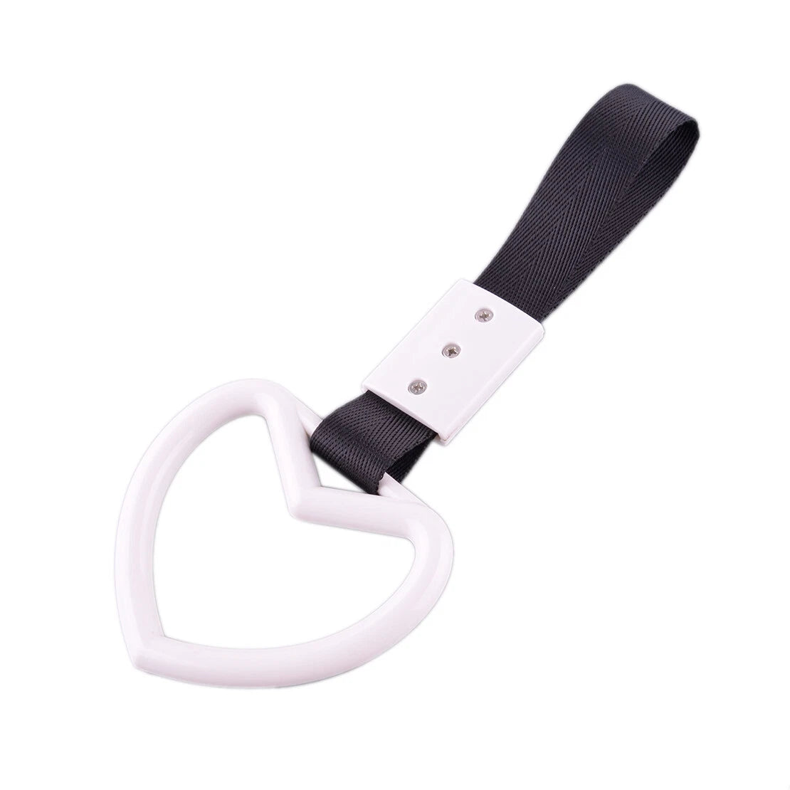 White Heart Tow Hook Ring for Universal Car Door Handle