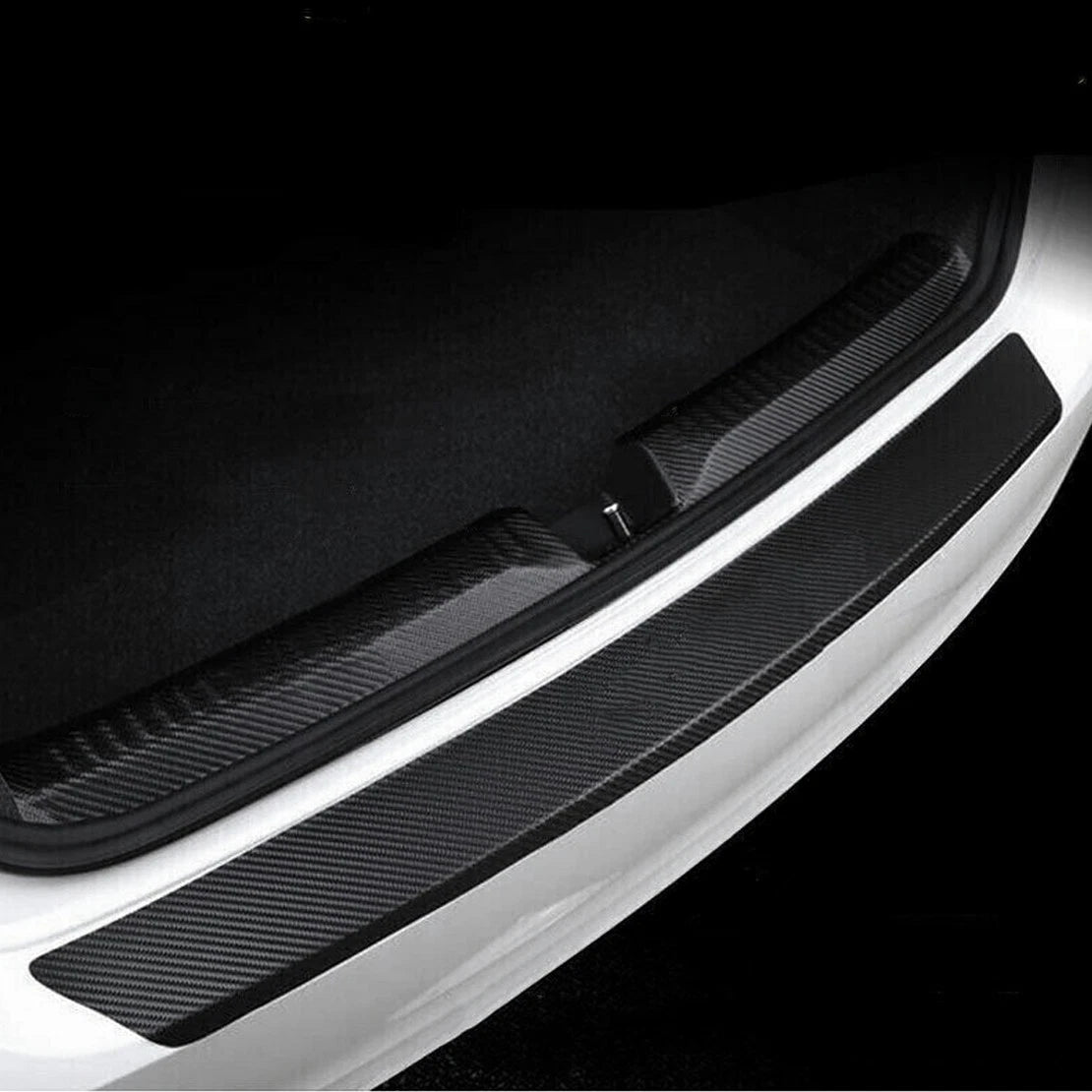 2 x Rear Bumper Protector Trim for Toyota Highlander (2020-2022)